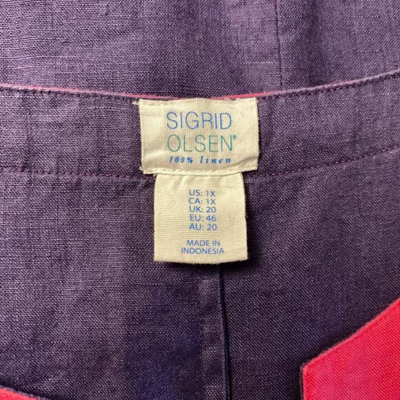 Sigrid Olsen sleeveless linen dress - Picture 5 of 5